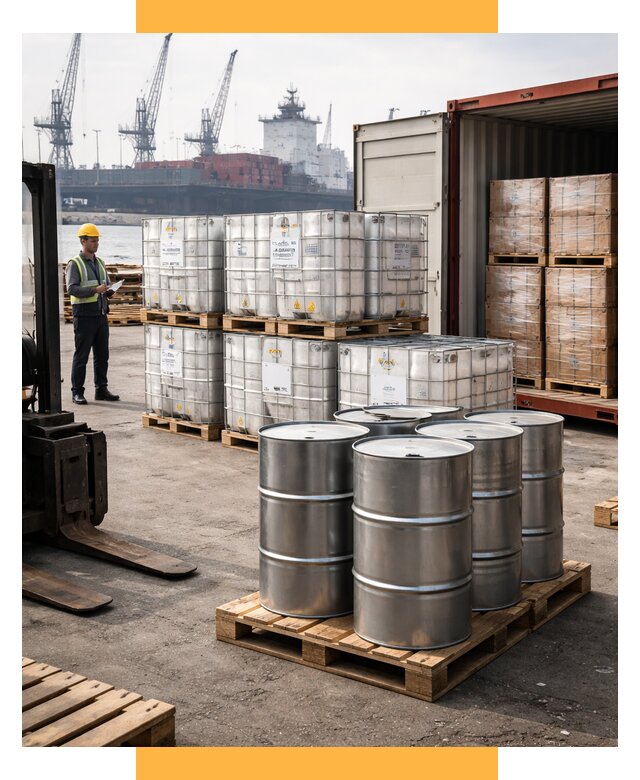 Доставка химического сырья из Индии от 257775 р. | СетСервис-Трц