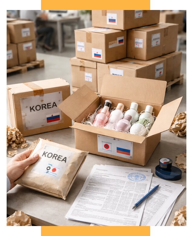 Доставка косметики из Кореи от 8764 р. под ключ | СетСервис-Трц