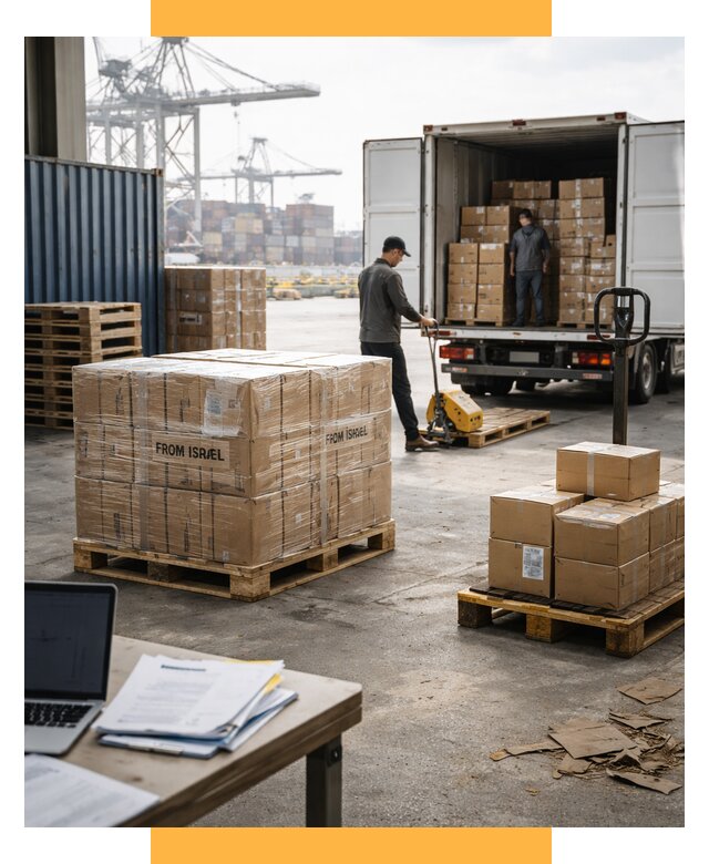 Доставка грузов из Израиля от 15467 р., логистика от СетСервис-Трц