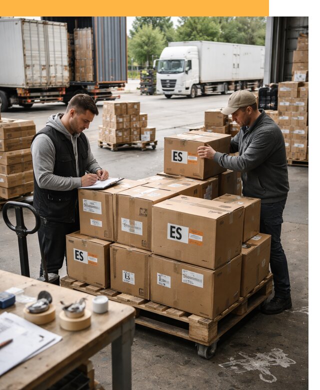 Доставка грузов в Испанию автотранспортом от 36089 руб