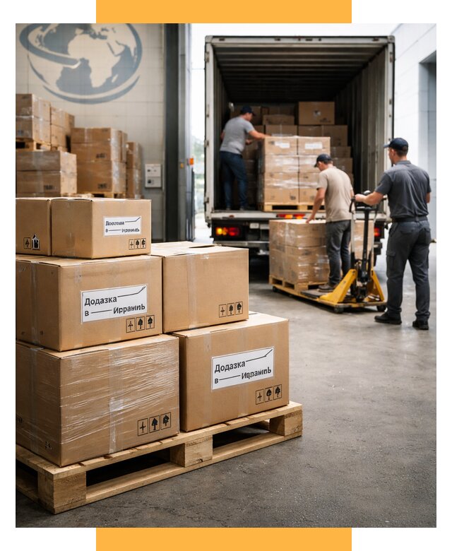 Доставка грузов в Израиль и экспорт от 46400 р. СетСервис-Трц