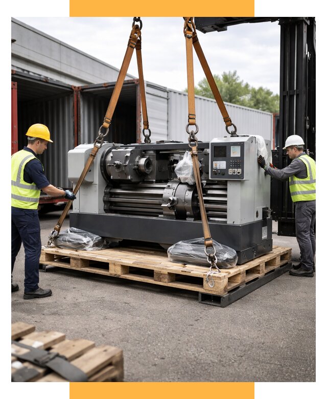 Перевозка станков и таможня от 61866 р. | СетСервис-Трц логистика