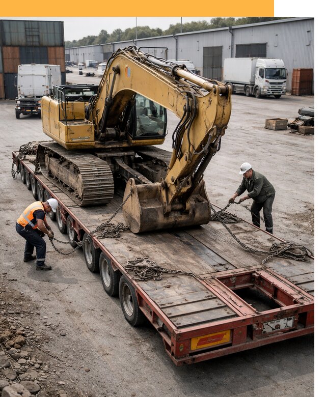 Перевозка спецтехники по России и миру от 46400 руб