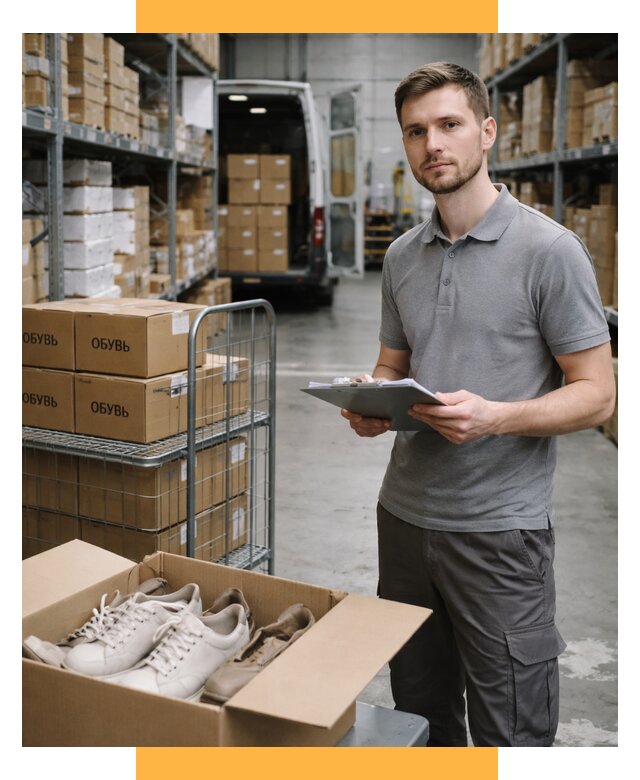 Доставка обуви из Китая и Турции от 4640 р. СетСервис-Трц