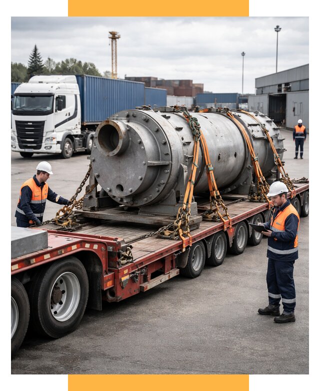 Перевозка тяжеловесных грузов под ключ от 154665 р. | СетСервис-Трц