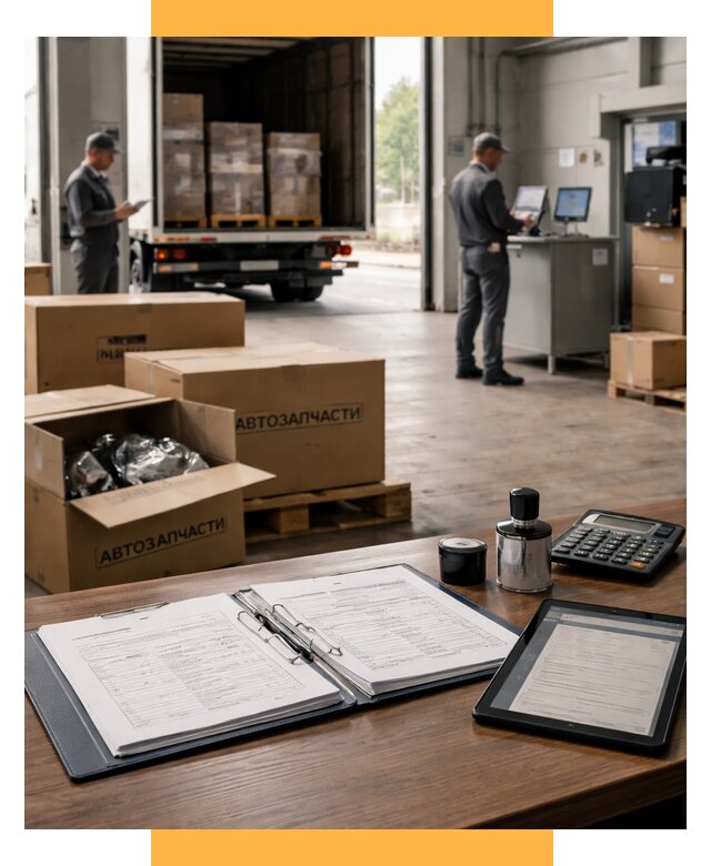 Таможенное оформление автозапчастей под ключ от 8764 р., СетСервис-Трц