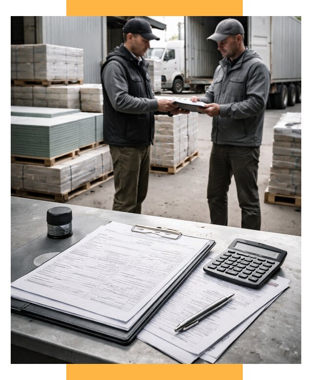 Таможенное оформление стройматериалов от 8764 р. | СетСервис-Трц