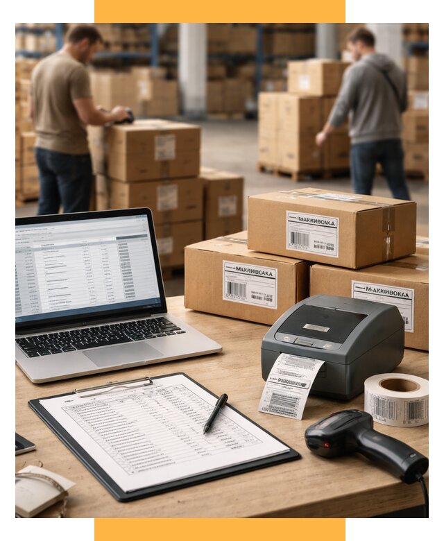 Маркировка импортных товаров от 4640 р. под ключ, СетСервис-Трц